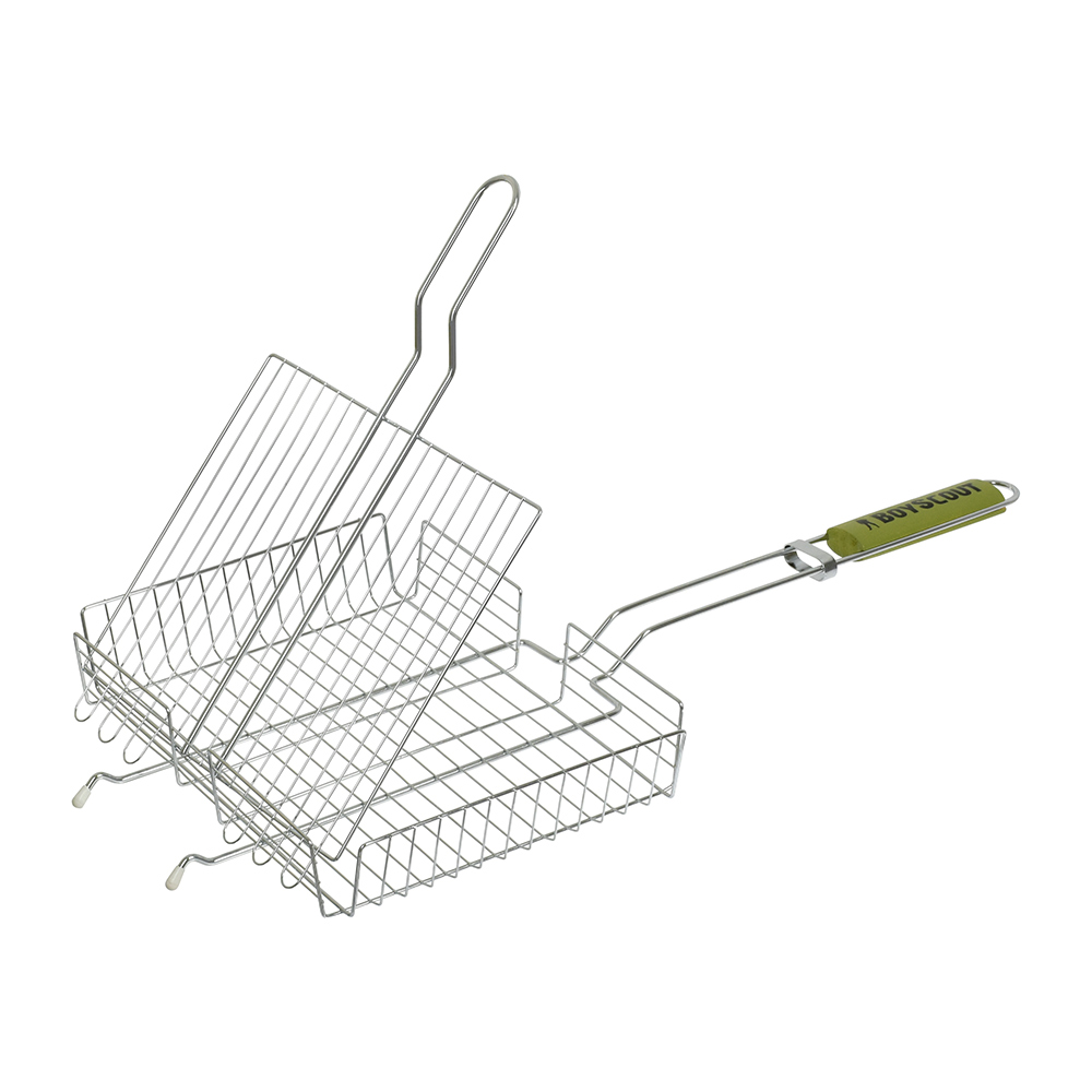 изображение Решетка-гриль BOYSCOUT универсальная 62 5x30x25x5.5cм1