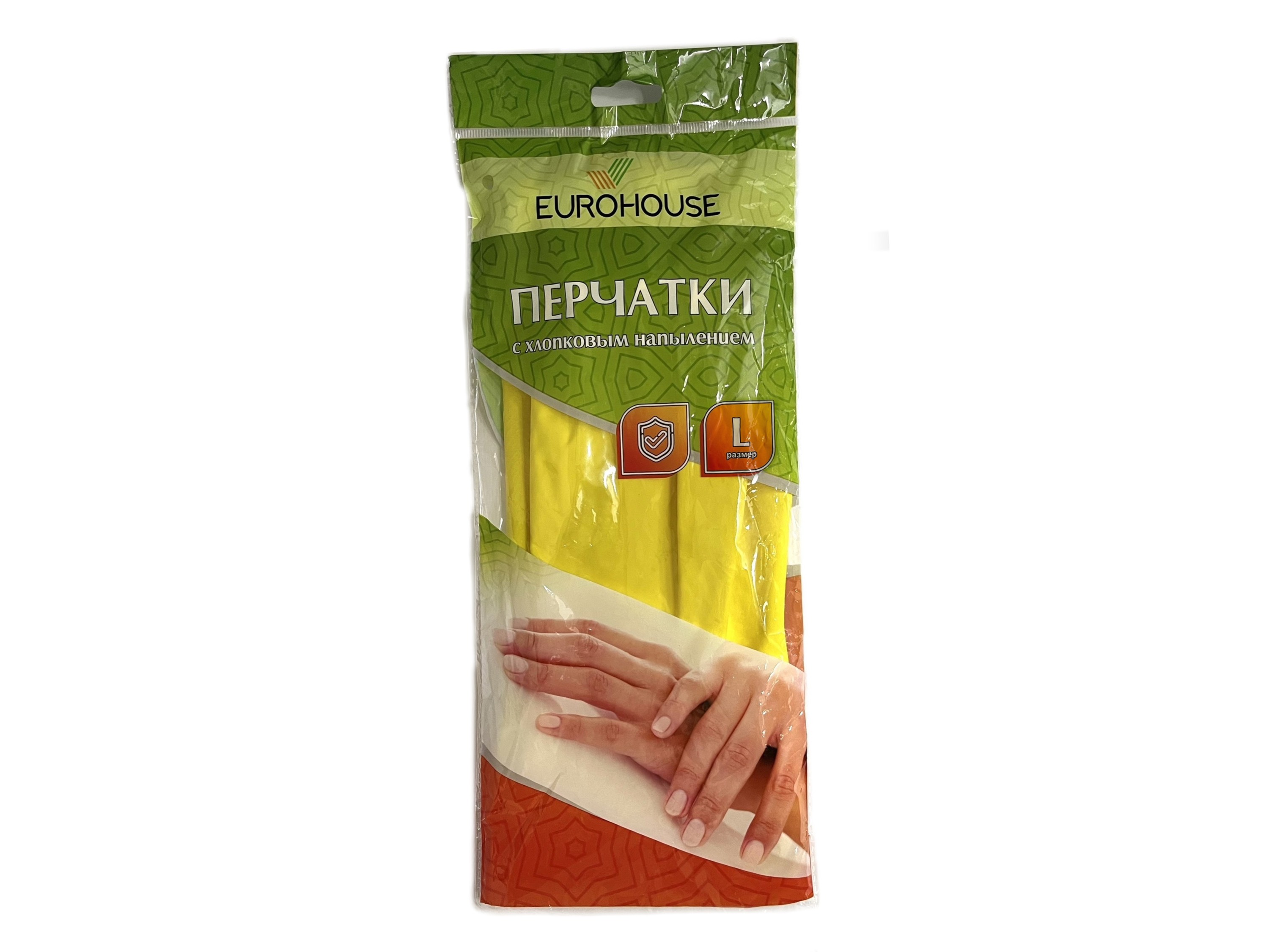 изображение Перчатки латексные     с ХБ напылением  p-p L1